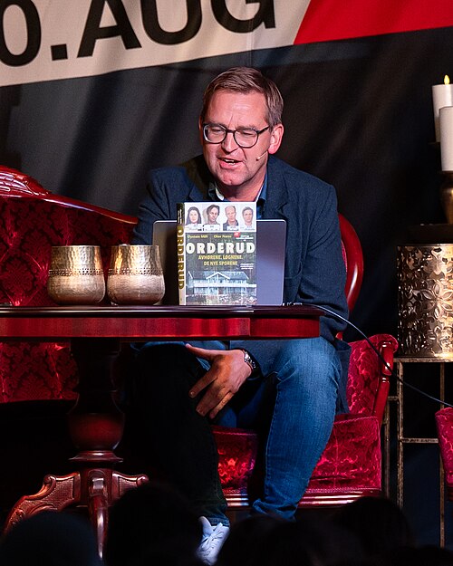 Øystein Milli at the True Crime festival in Arendal, Norway, 2025