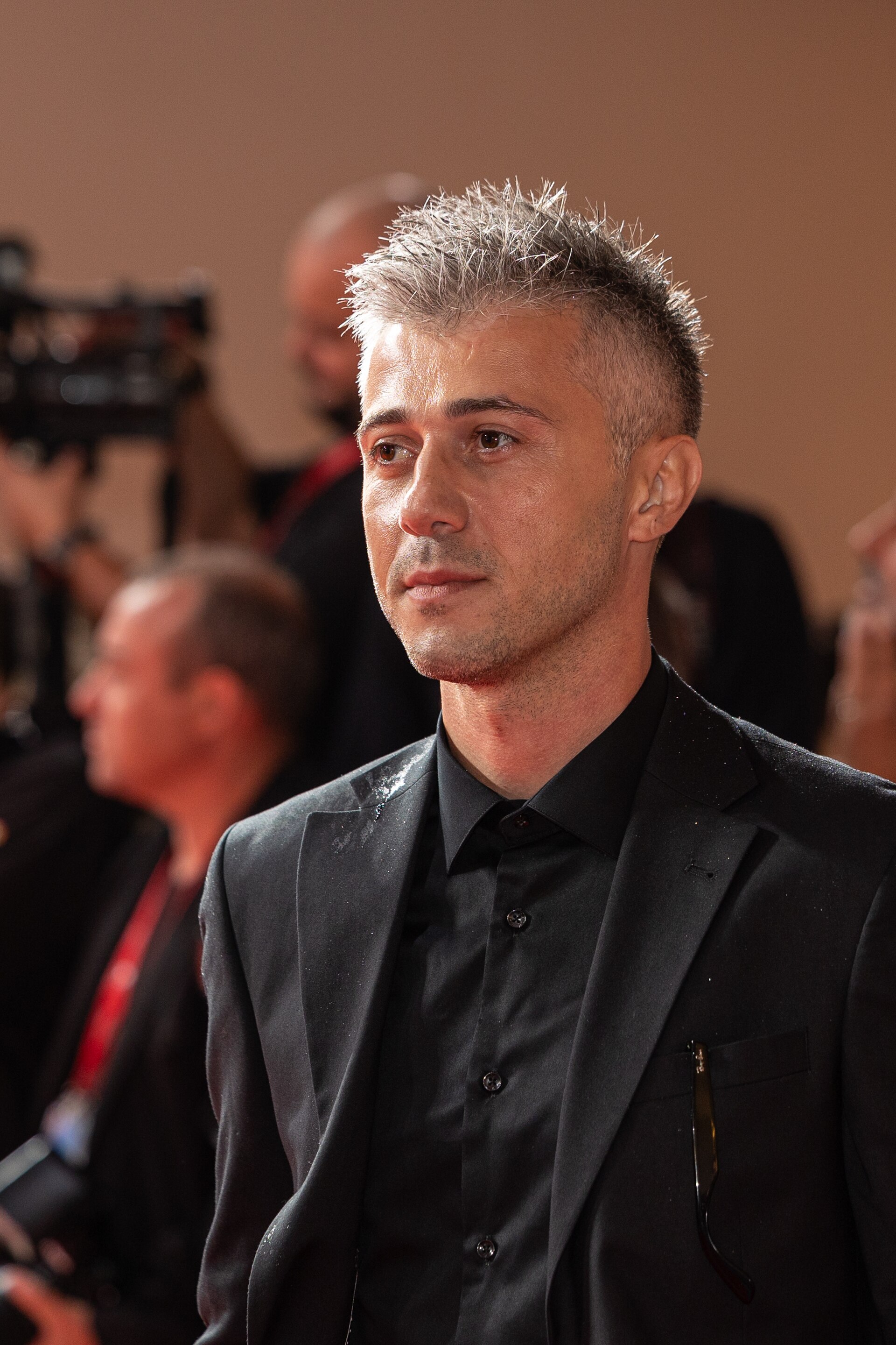 Actor Kakha Kintsurashvili at the 81st Venice International Film Festival