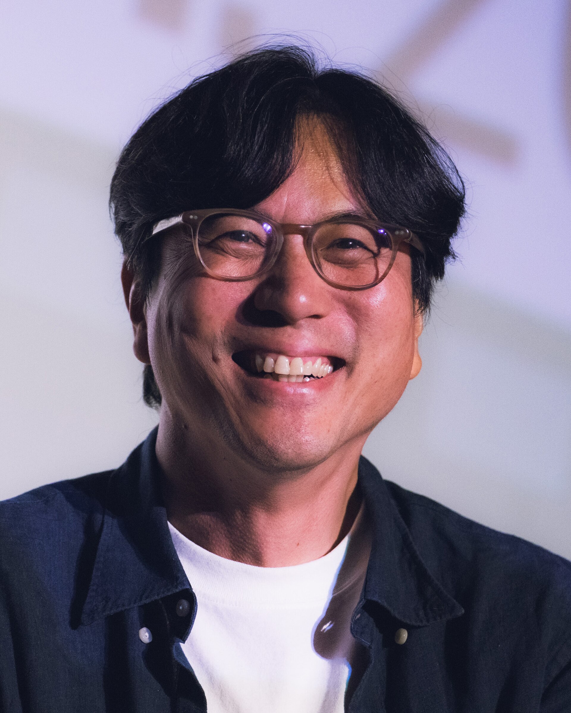 Kim during a Q&A for Late Autumn in Gardena, California