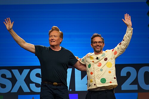 Conan O'Brien in conversation with Nick Kroll at South by Southwest 2024