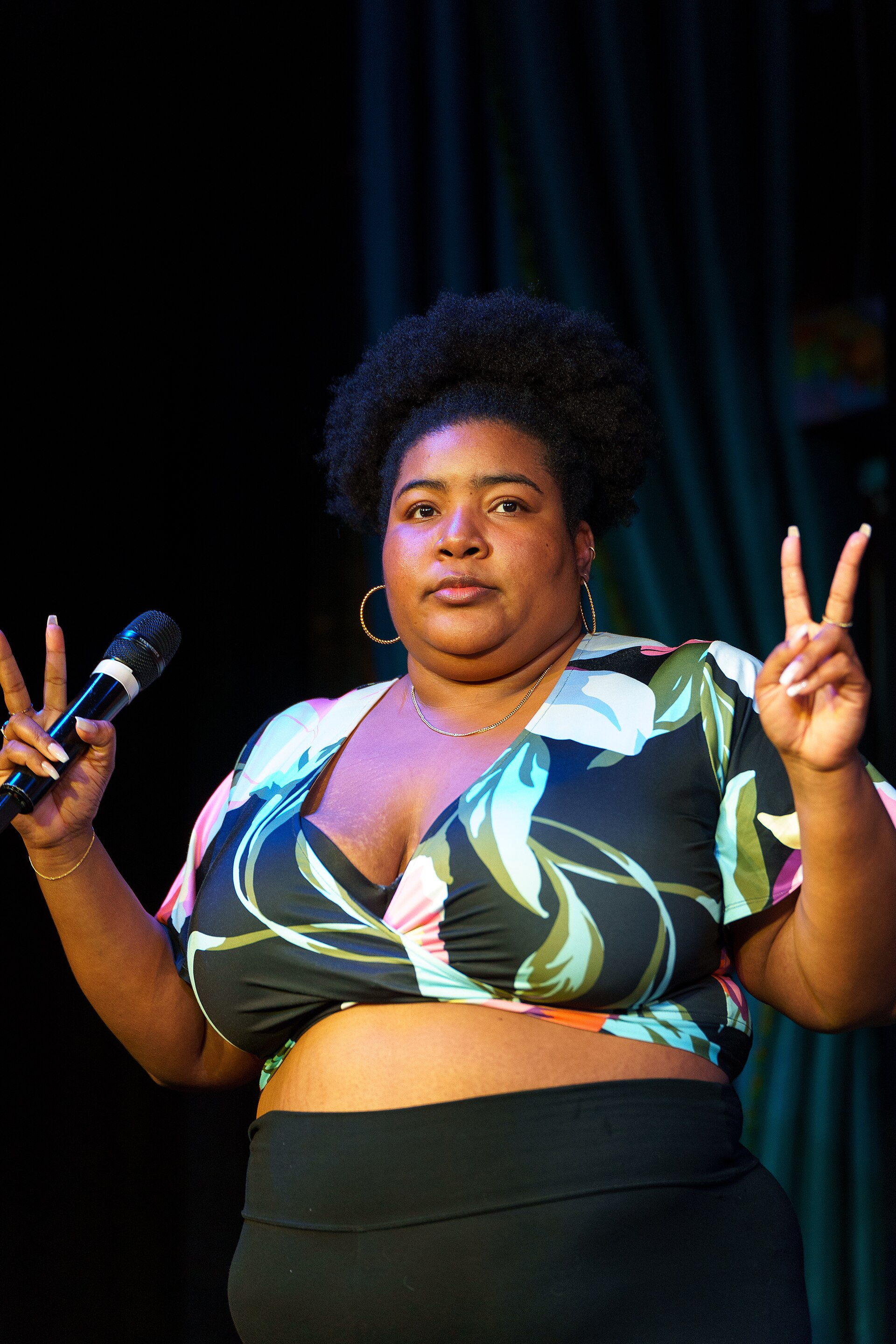 Dulcé Sloan performs in Upright Citizens Brigade's ASSSSCAT at SXSW 2024