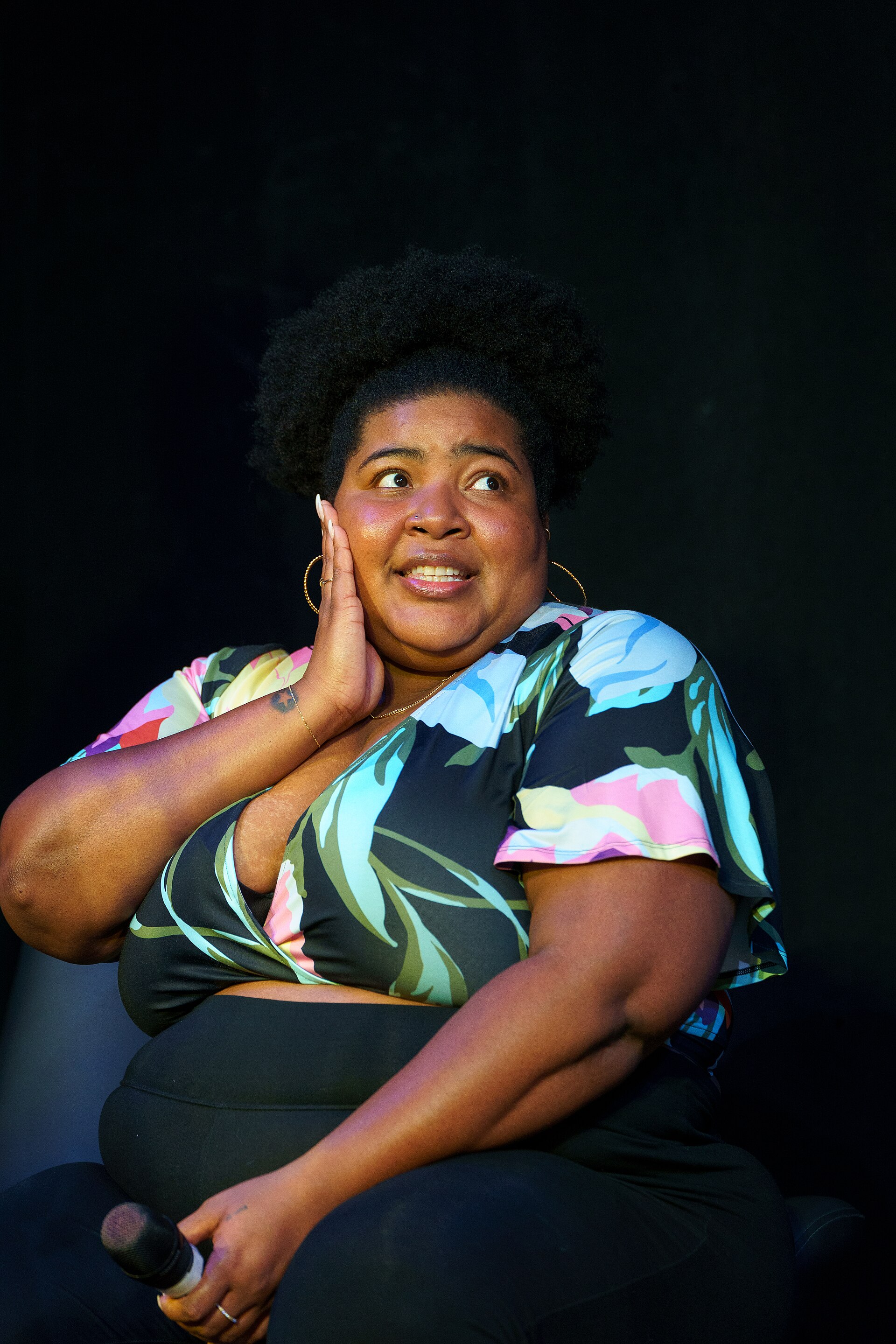 Dulcé Sloan performs in Upright Citizens Brigade's ASSSSCAT at SXSW 2024