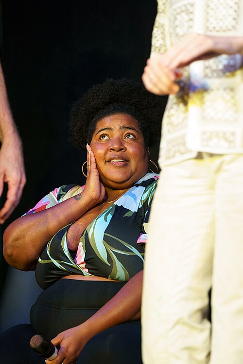 Dulcé Sloan performs in Upright Citizens Brigade's ASSSSCAT at SXSW 2024