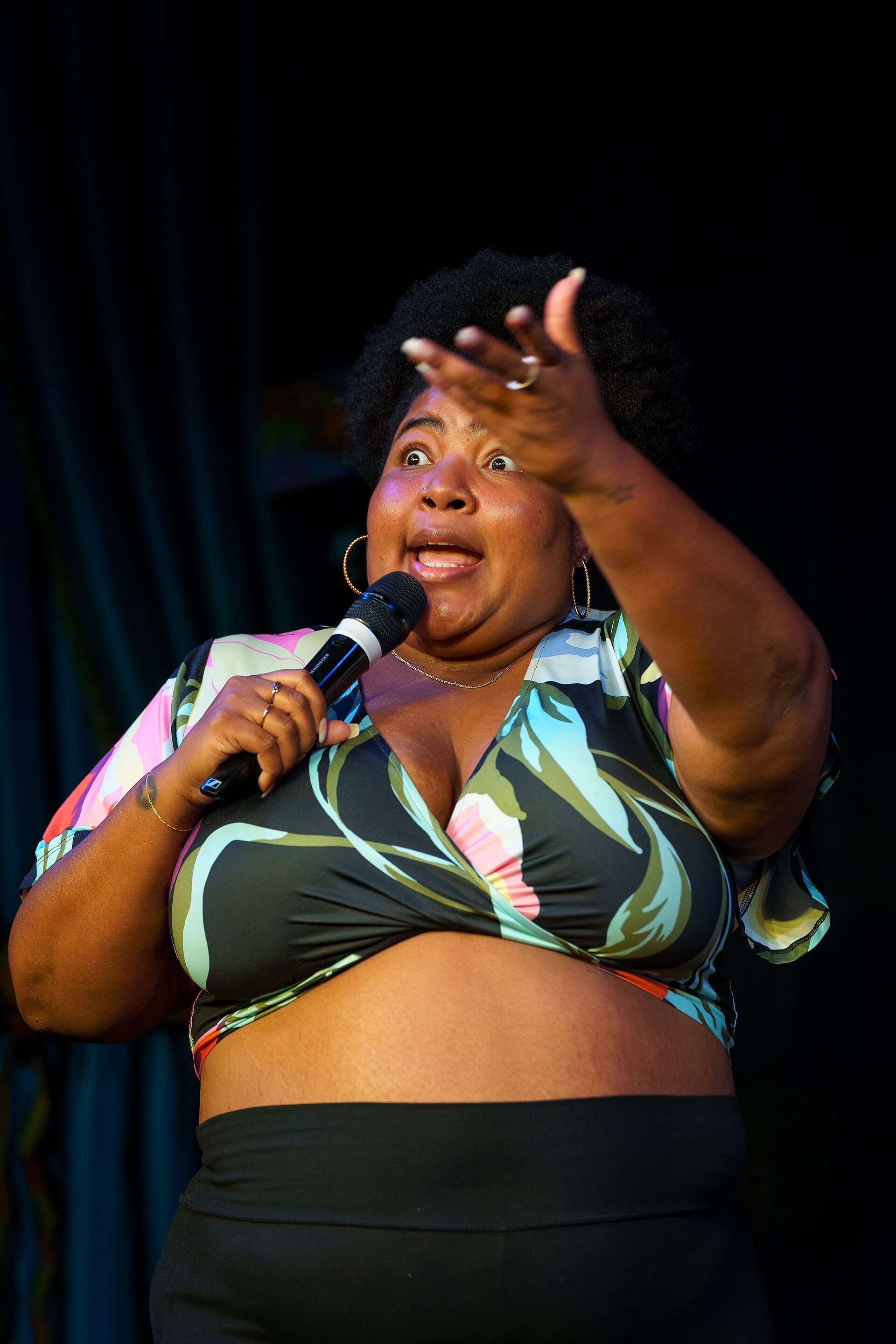 Dulcé Sloan performs in Upright Citizens Brigade's ASSSSCAT at SXSW 2024