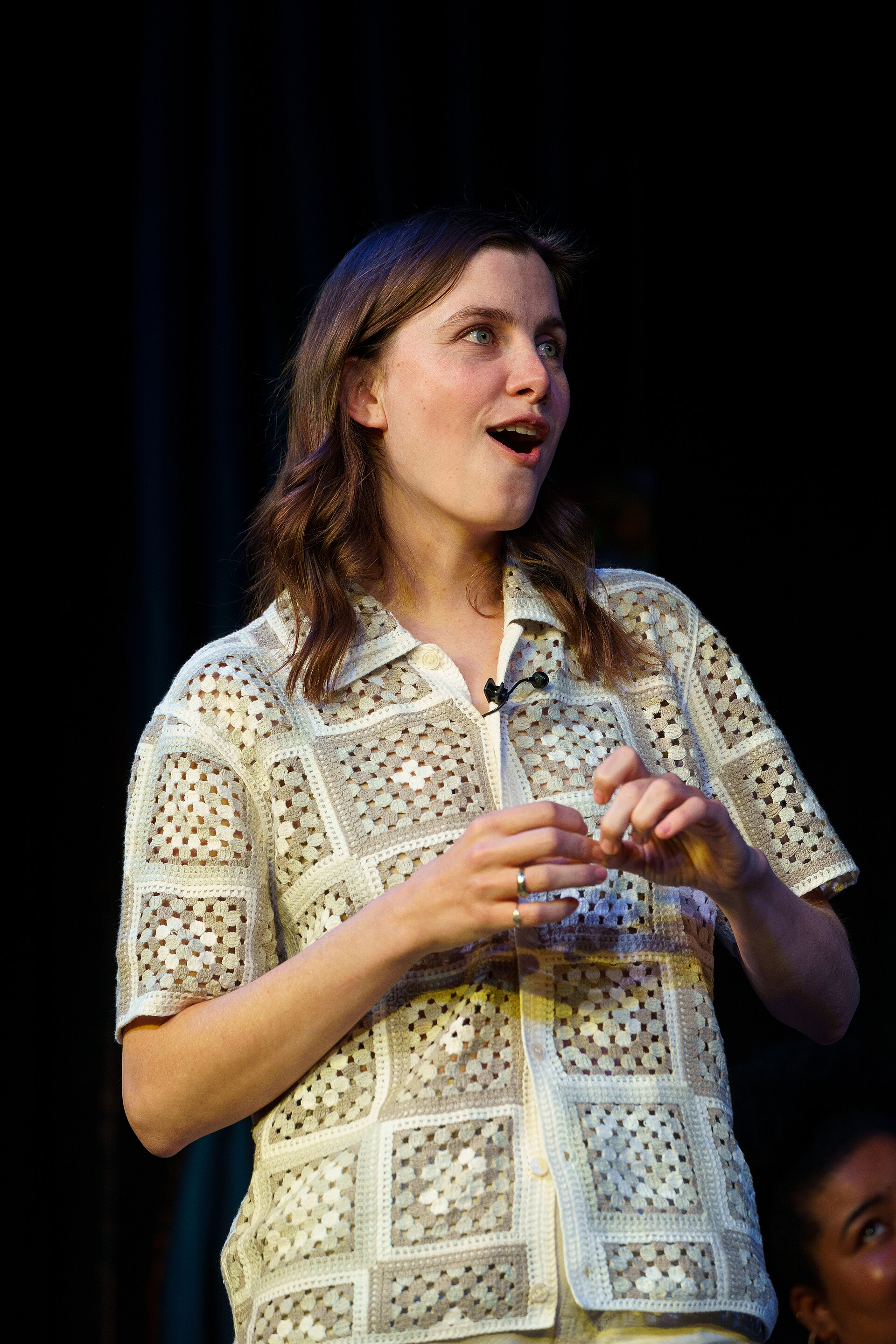 Vic Michaelis performs in Upright Citizens Brigade's ASSSSCAT at SXSW 2024