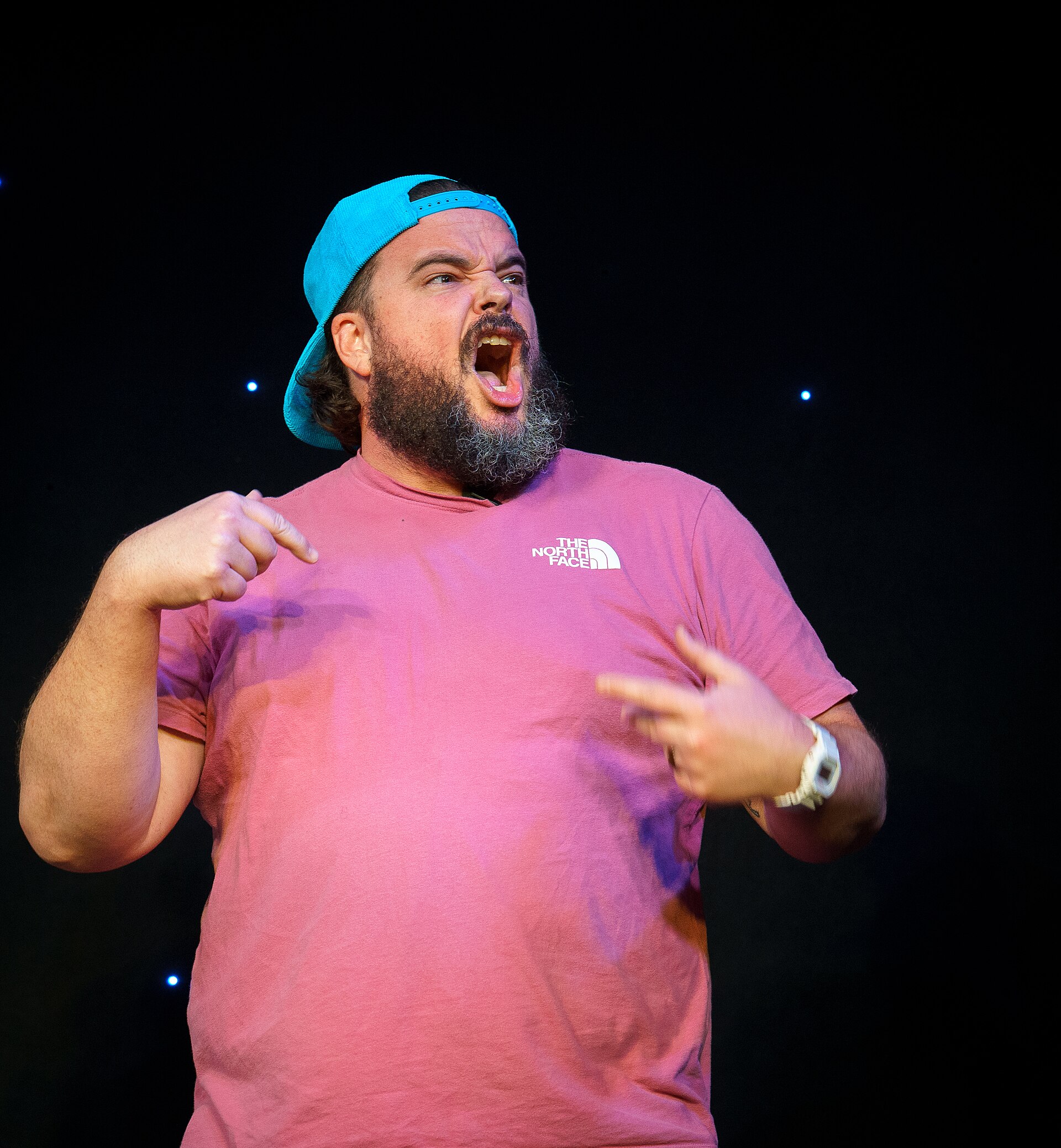Jon Gabrus performs in Upright Citizens Brigade's ASSSSCAT at SXSW 2024