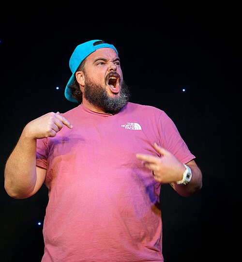 Jon Gabrus performs in Upright Citizens Brigade's ASSSSCAT at SXSW 2024