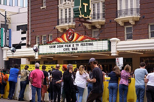 the world premiere of Civil War at South by Southwest 2024