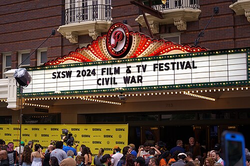 the world premiere of Civil War at South by Southwest 2024