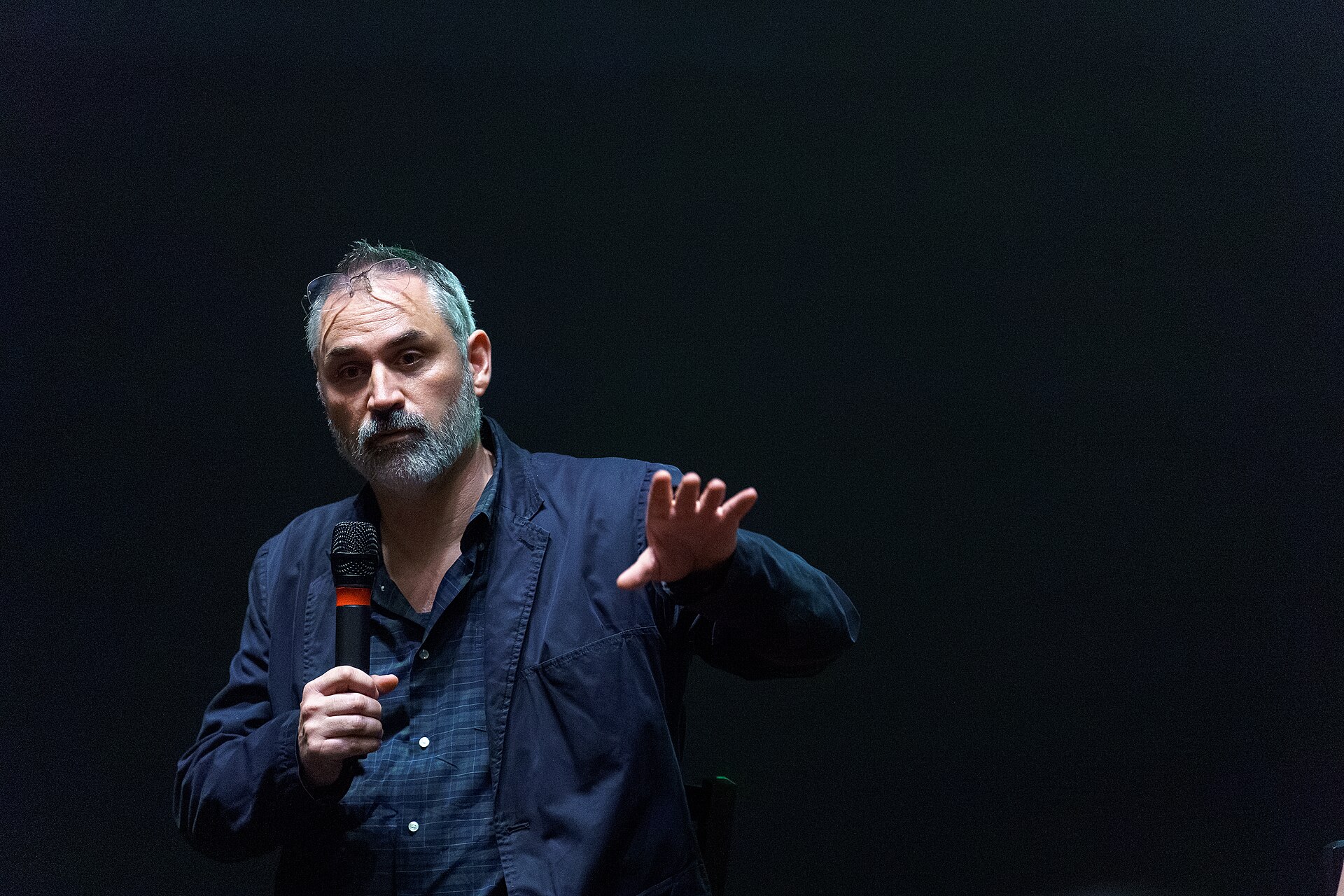 Alex Garland at the world premiere of Civil War at South by Southwest 2024
