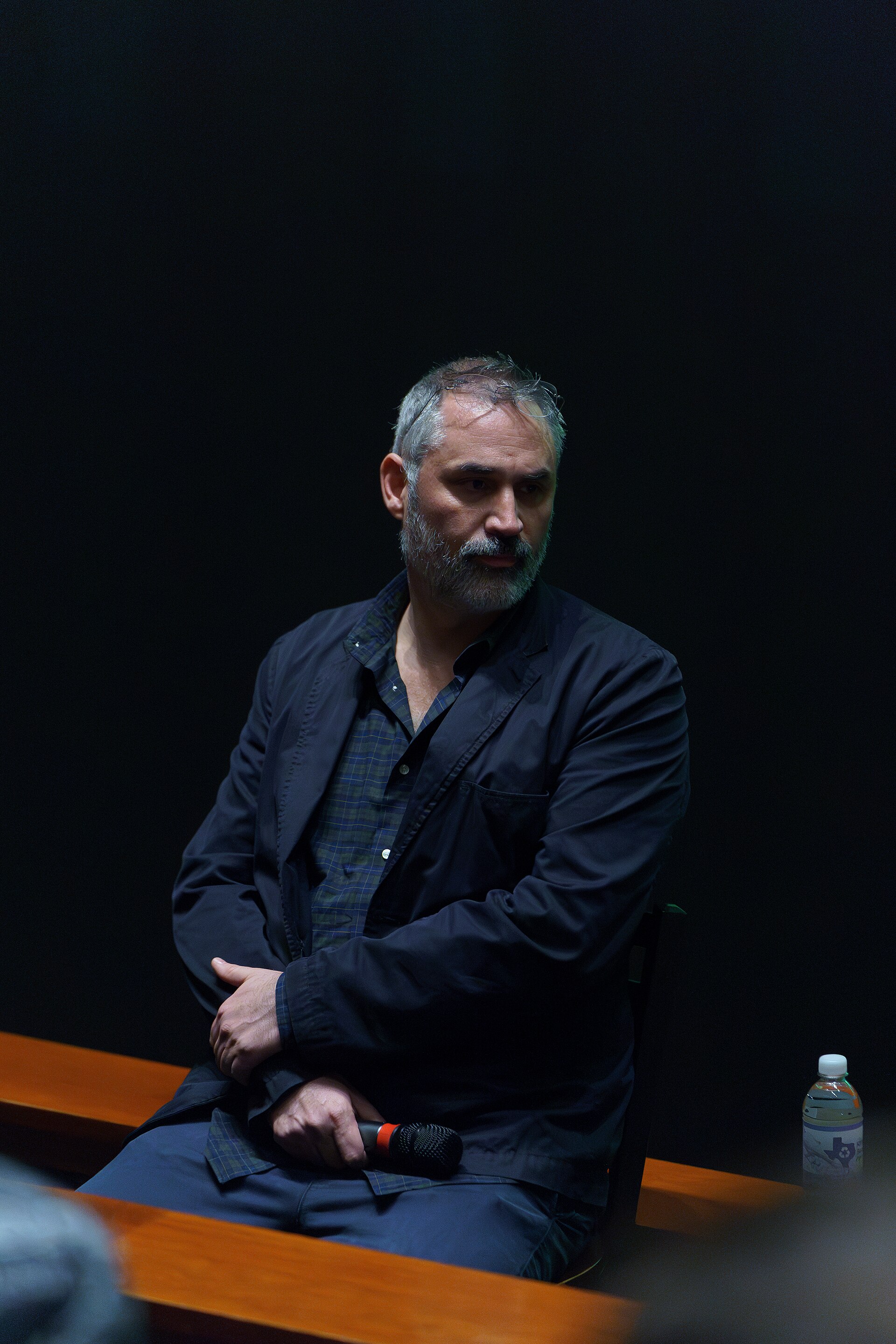 Alex Garland at the world premiere of Civil War at South by Southwest 2024