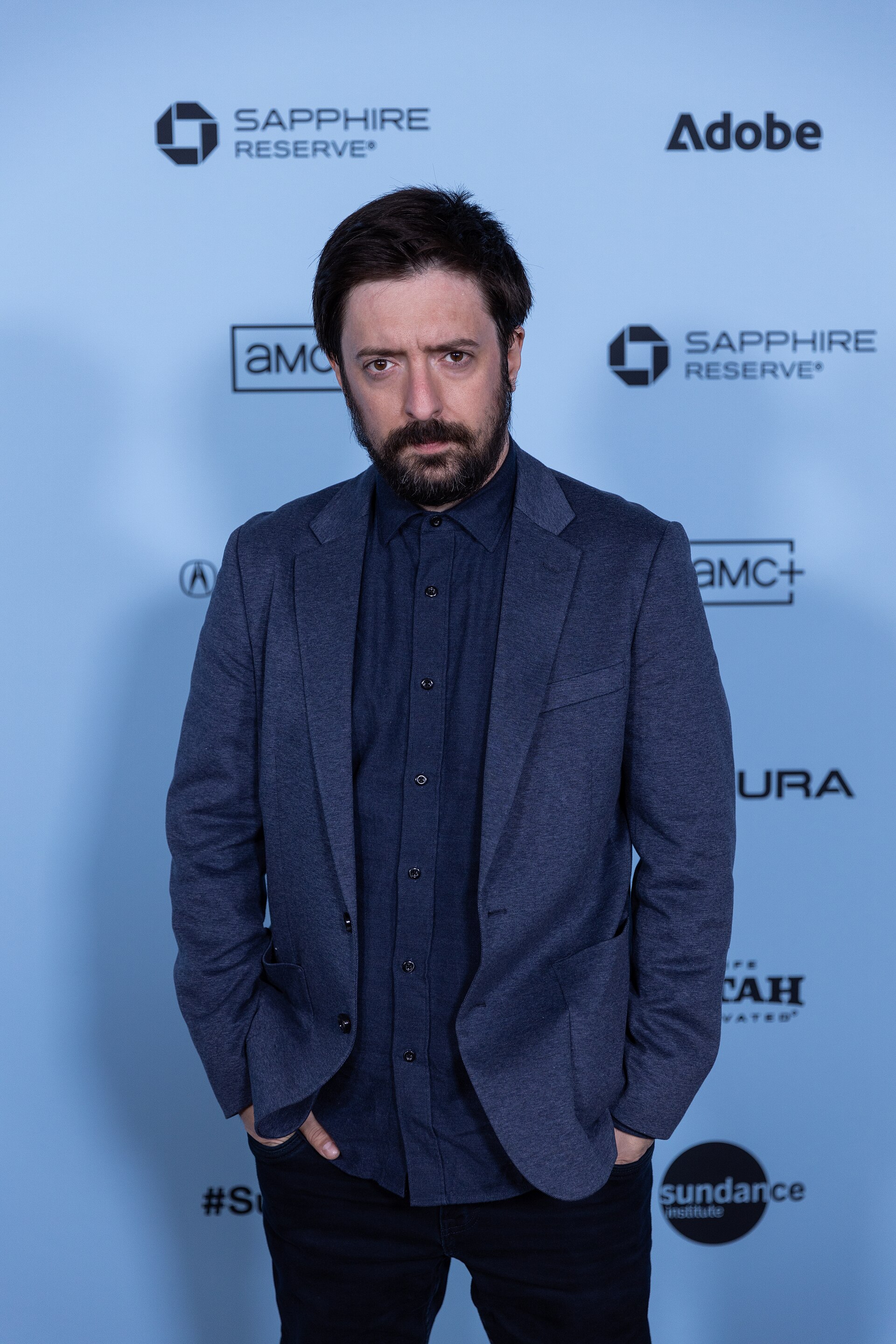 Georgi M. Unkovski at the 2025 Sundance Film Festival for the premiere of “DJ Ahmet”