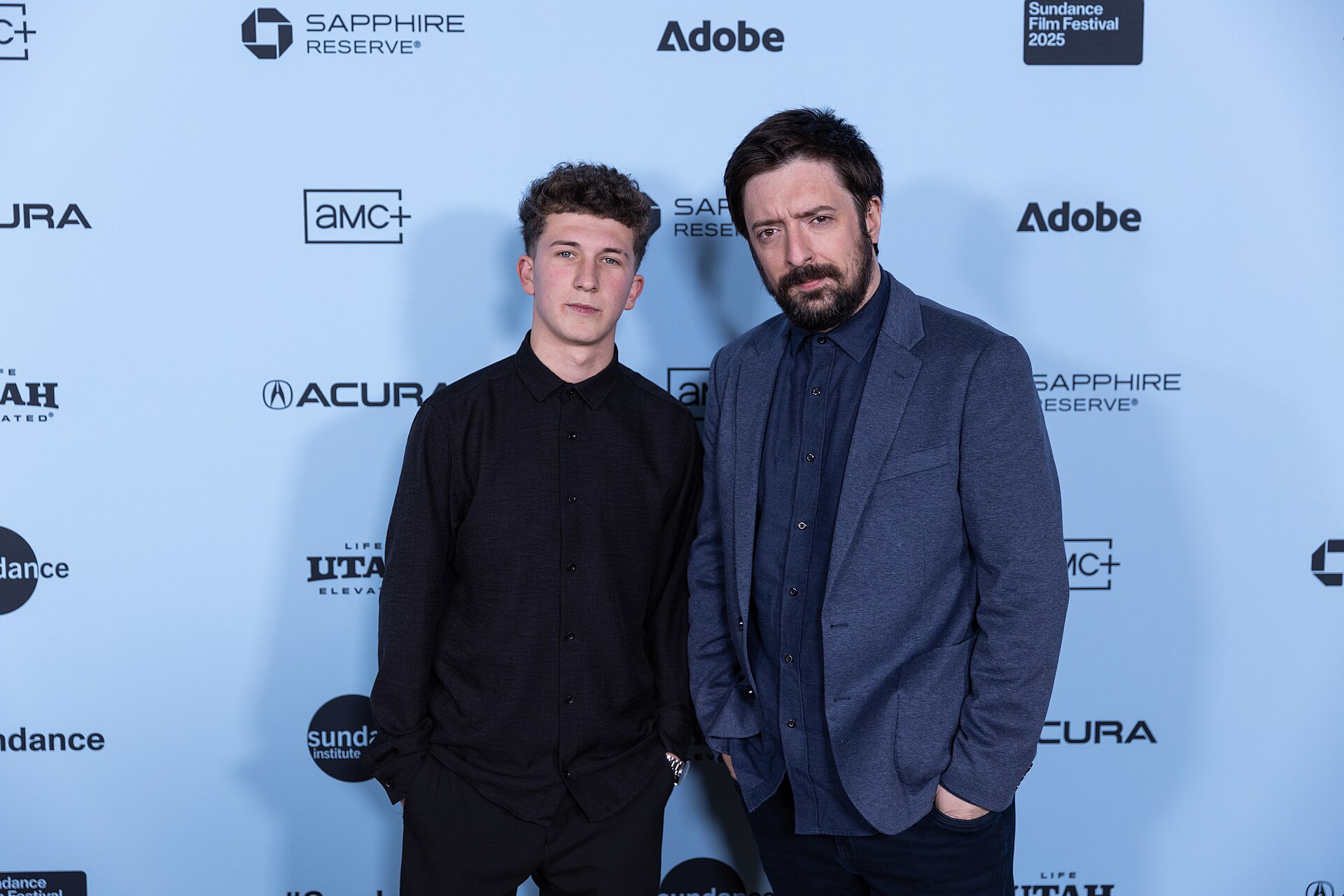 Arif Jakup and Georgi M. Unkovski at the 2025 Sundance Film Festival for the premiere of “DJ Ahmet”