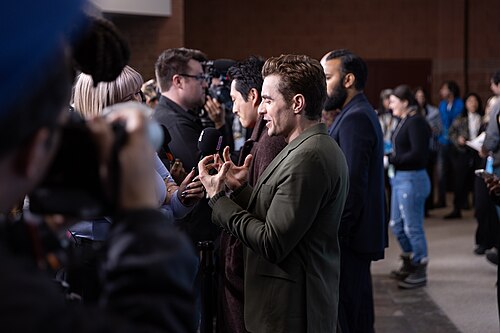 Dave Franco at the premiere of "Bubble & Squeak" at the 2025 Sundance Film Festival