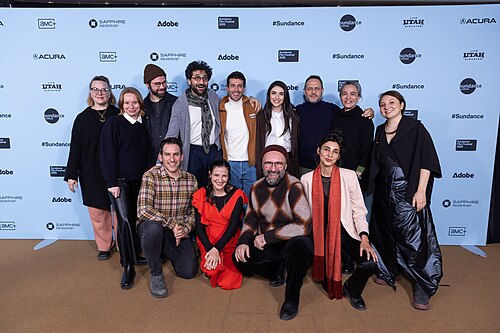 The cast and crew of "The Things You Kill" at the 2025 Sundance Film Festival