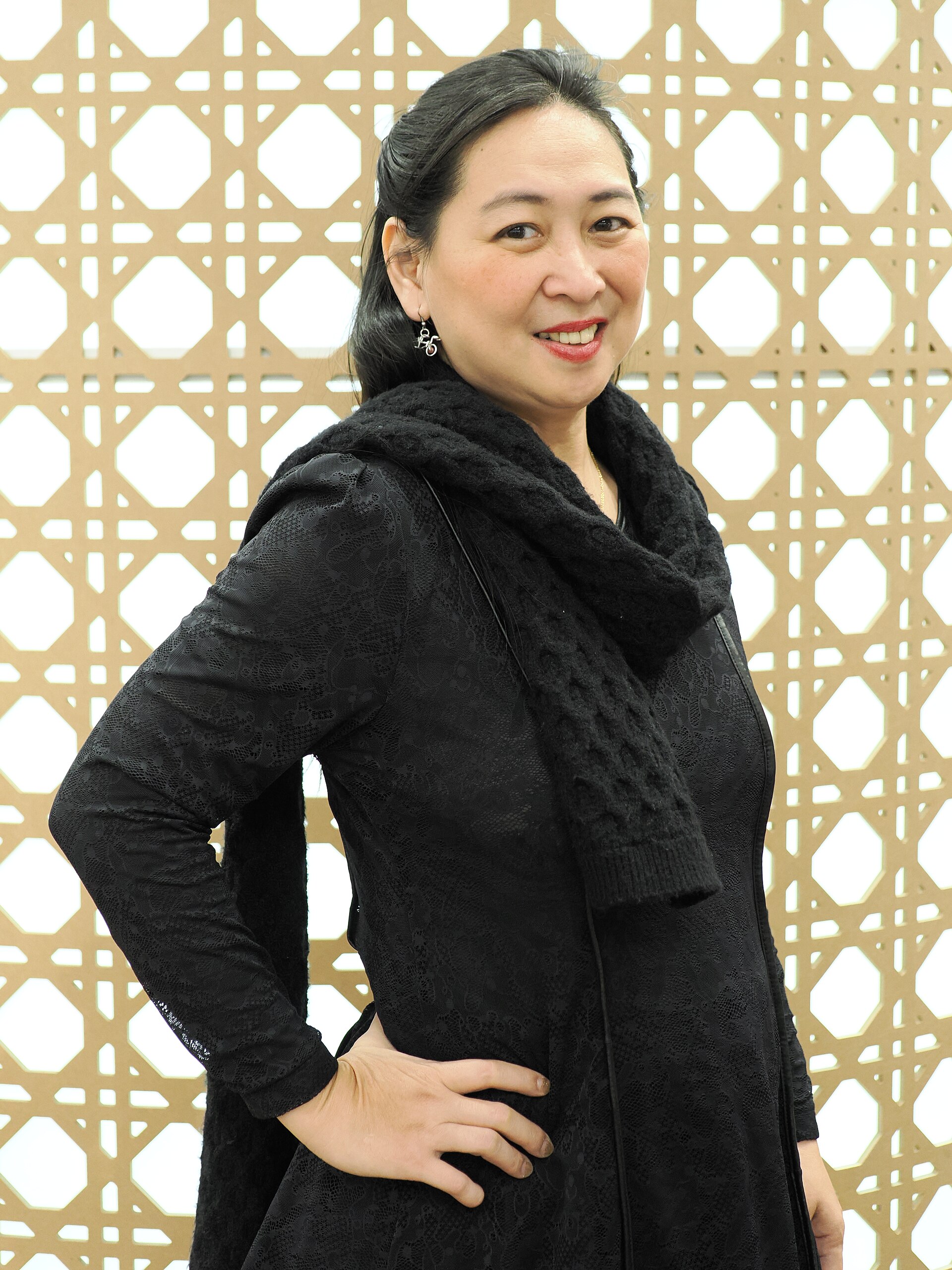 Writer and illustrator Bebang Siy at the book fair Frankfurt 2025