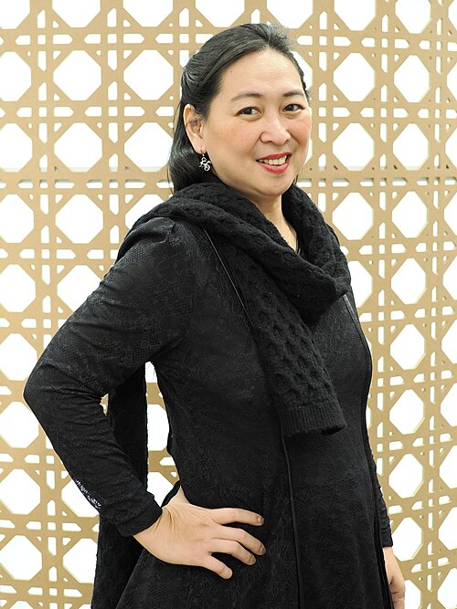 Writer and illustrator Bebang Siy at the book fair Frankfurt 2025