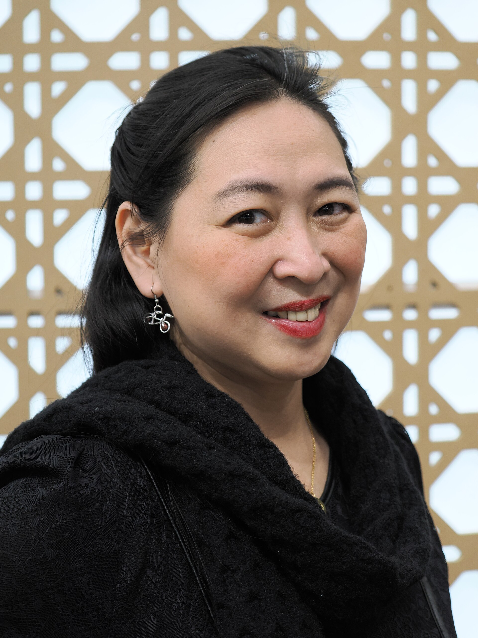 Writer and illustrator Bebang Siy at the book fair Frankfurt 2025