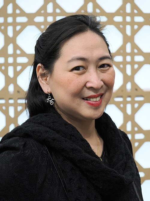 Writer and illustrator Bebang Siy at the book fair Frankfurt 2025