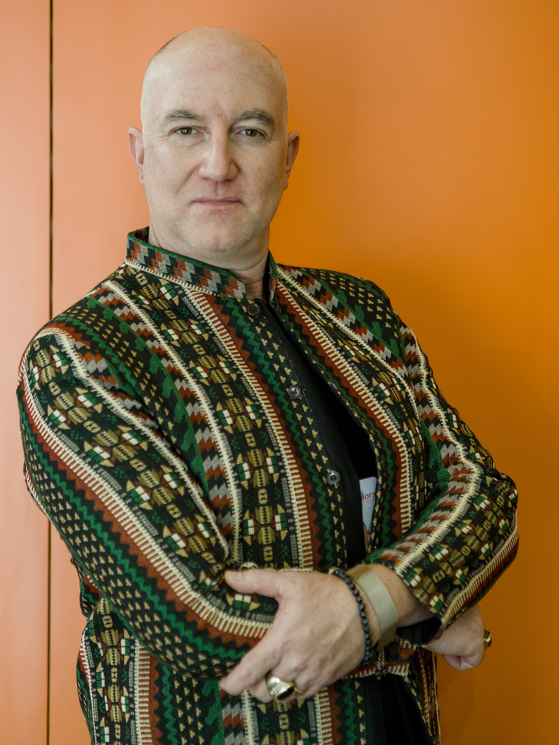 Writer Damiano Centola at the book fair Frankfurt 2025