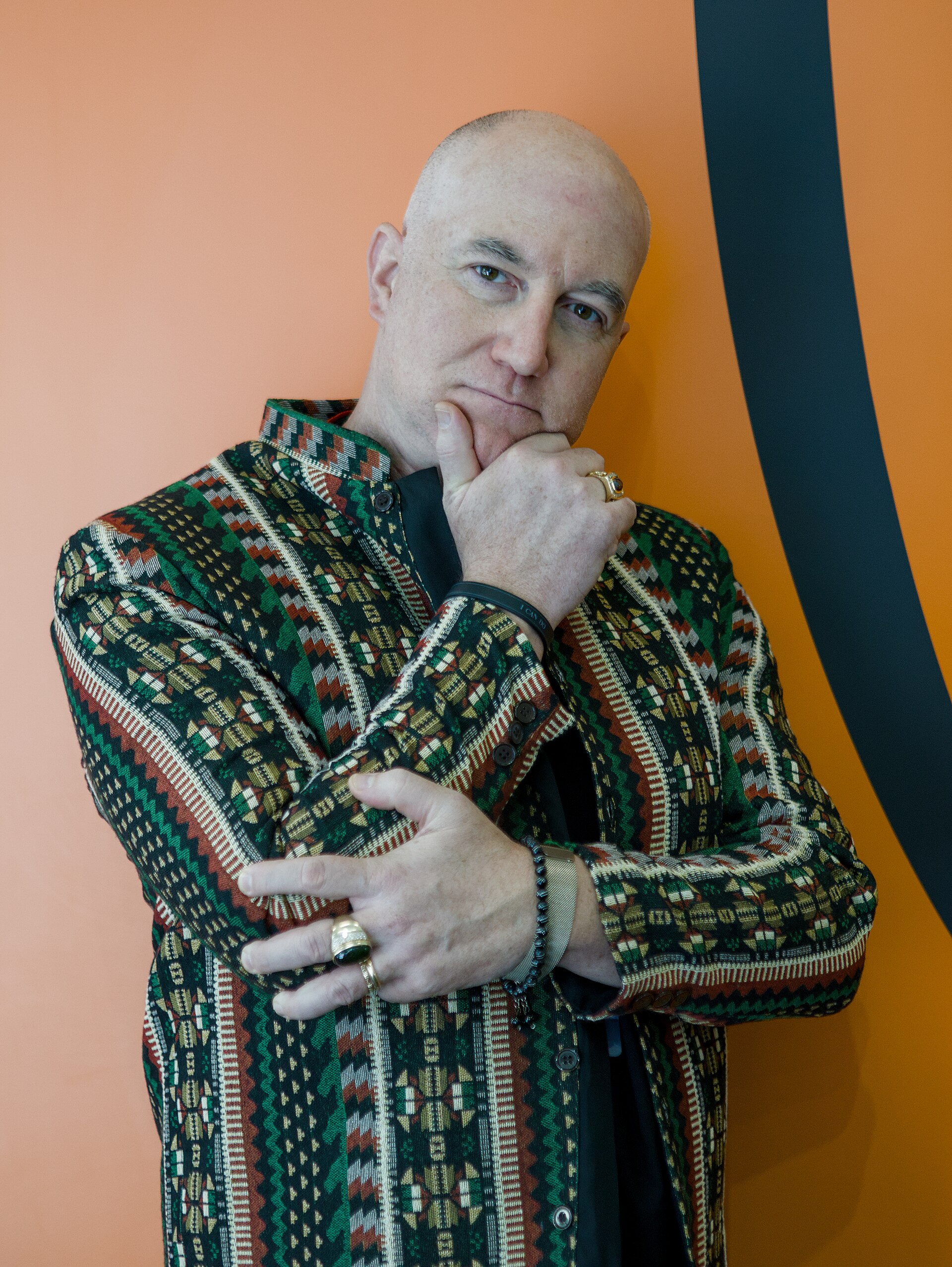 Writer Damiano Centola at the book fair Frankfurt 2025