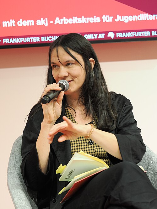 Writer Eva Rottmann at the book fair Frankfurt 2025
