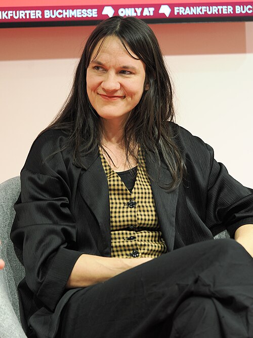 Writer Eva Rottmann at the book fair Frankfurt 2025