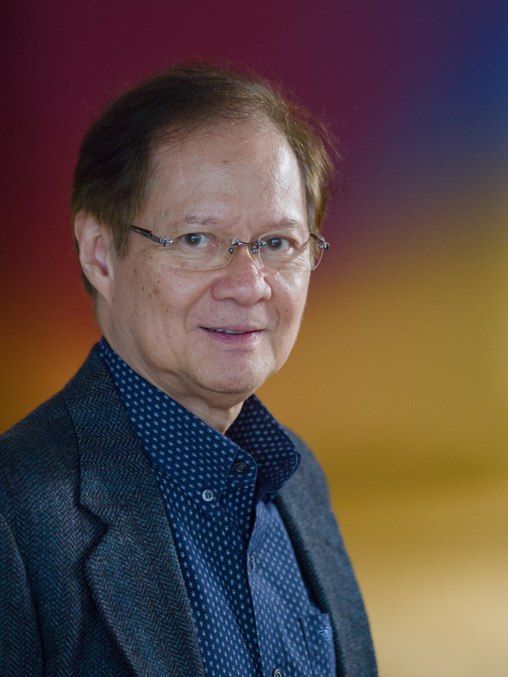 Writer Filomeno Aguilar at the book fair Frankfurt 2025