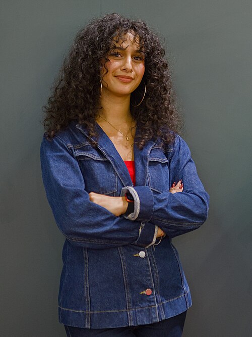 Influencer and teacher Hannah Abdullah at the book fair Frankfurt 2025