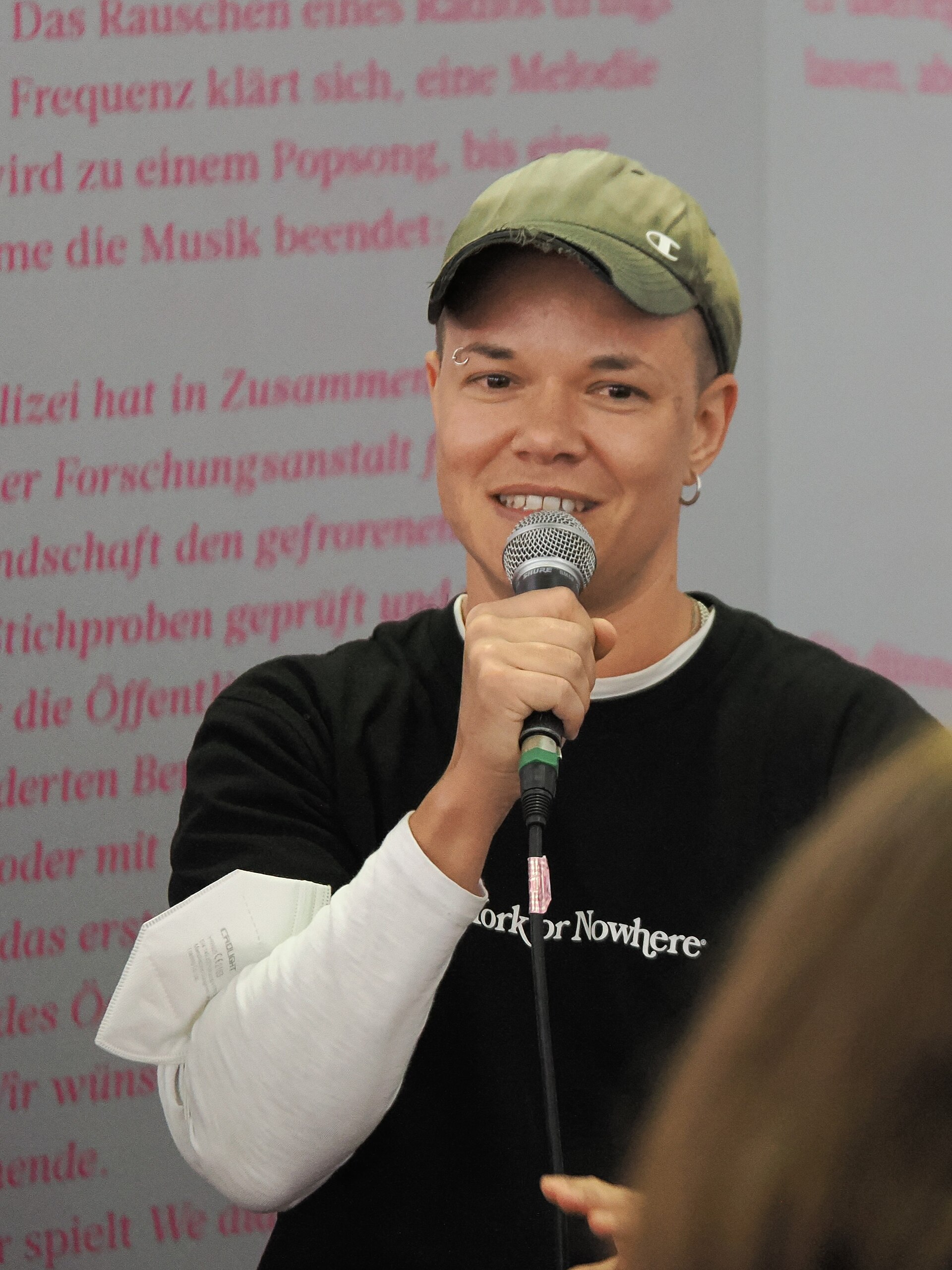 Writer Hugo Tepest at the book fair Frankfurt 2025