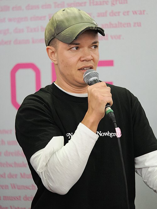 Writer Hugo Tepest at the book fair Frankfurt 2025