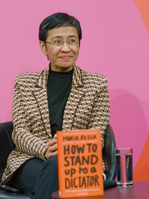 Maria Ressa at the book fair Frankfurt 2025