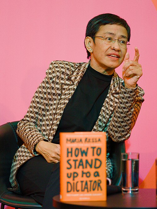 Maria Ressa at the book fair Frankfurt 2025