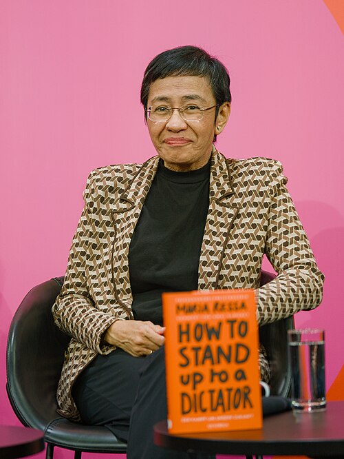 Maria Ressa at the book fair Frankfurt 2025