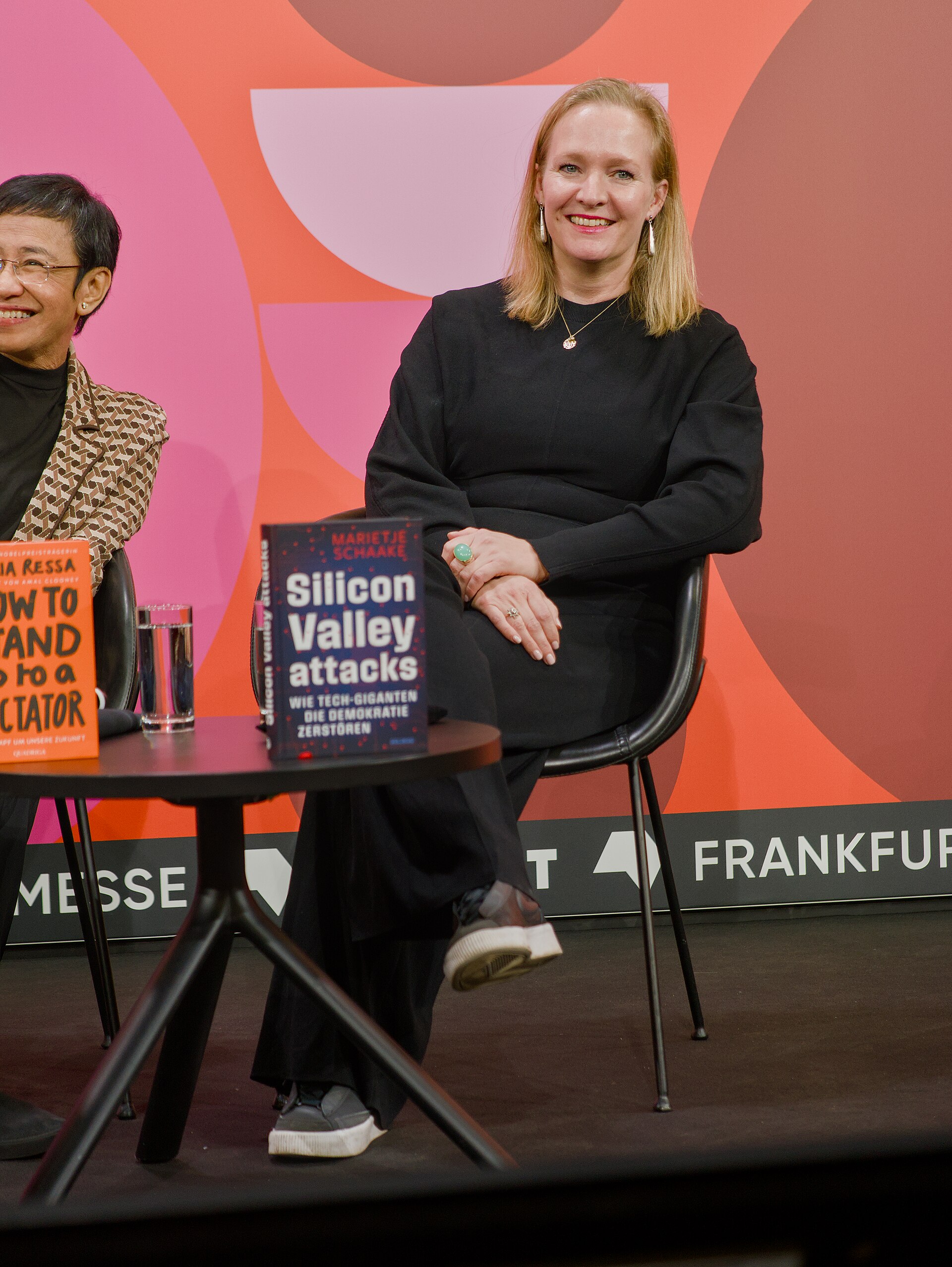 Politician and writer Marietje Schaake at the book fair Frankfurt 2025