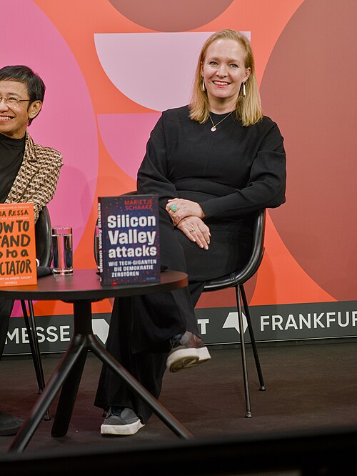 Politician and writer Marietje Schaake at the book fair Frankfurt 2025