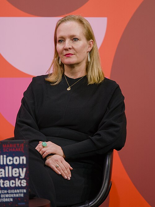 Politician and writer Marietje Schaake at the book fair Frankfurt 2025