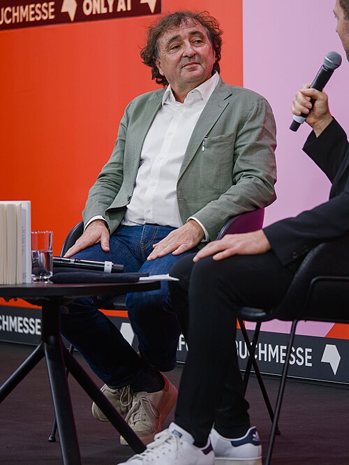 Stadium announcer and writer Michael Horeni at the book fair Frankfurt 2025