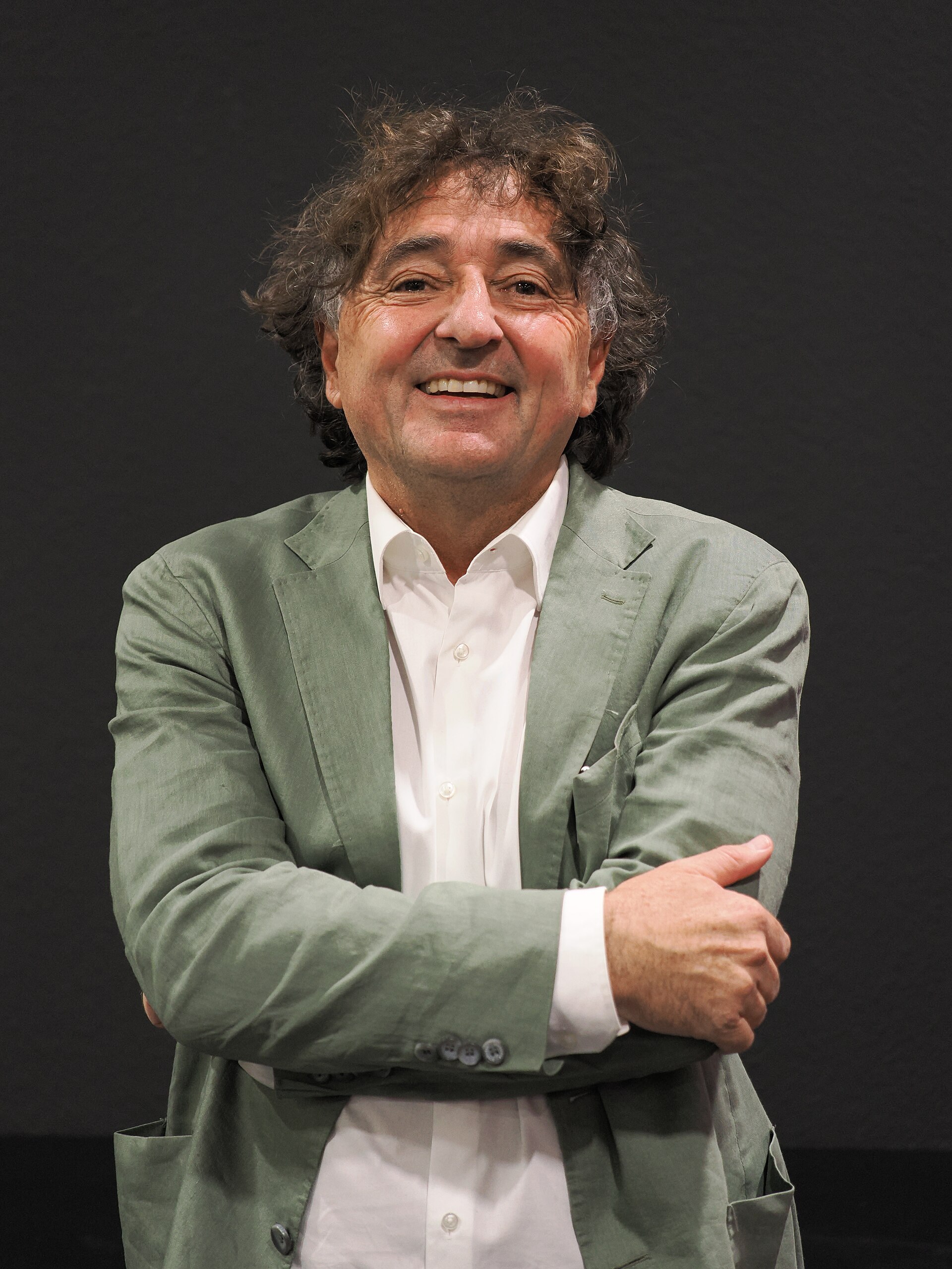 Stadium announcer and writer Michael Horeni at the book fair Frankfurt 2025