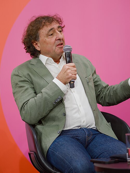 Stadium announcer and writer Michael Horeni at the book fair Frankfurt 2025