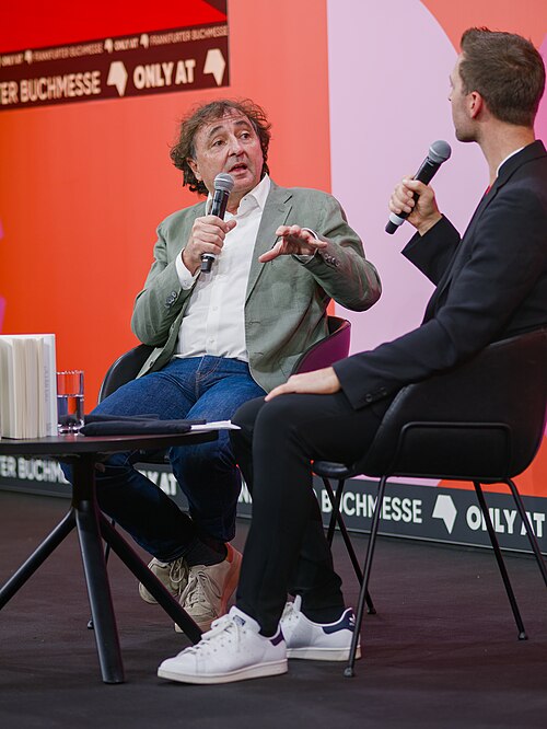 Stadium announcer and writer Michael Horeni at the book fair Frankfurt 2025