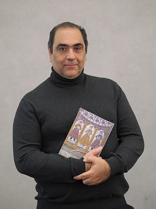 Politician, lawyer and writer Seyed Shahram Iranbomy at the book fair Frankfurt 2025