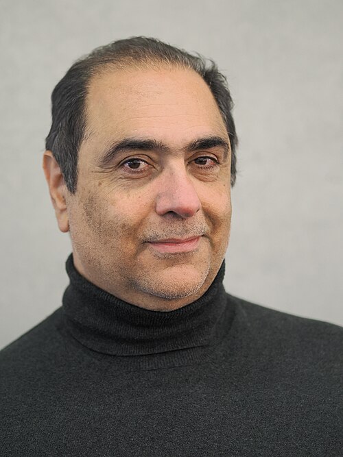 Politician, lawyer and writer Seyed Shahram Iranbomy at the book fair Frankfurt 2025