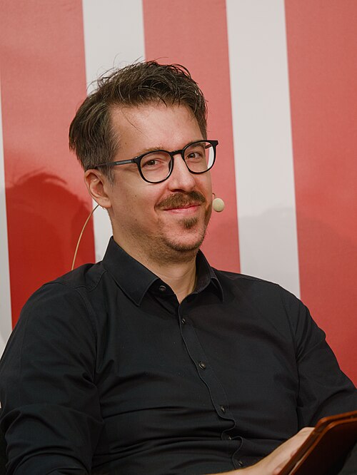 Writer Tim Nicolas Zwick at the book fair Frankfurt 2025