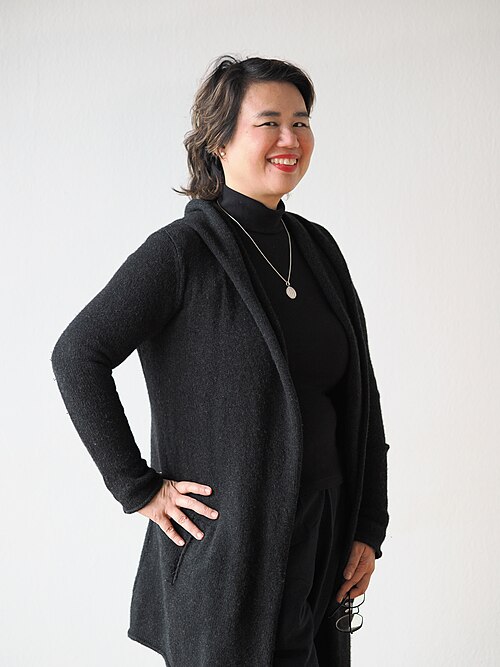 Writer Yvette Tan at the book fair Frankfurt 2025