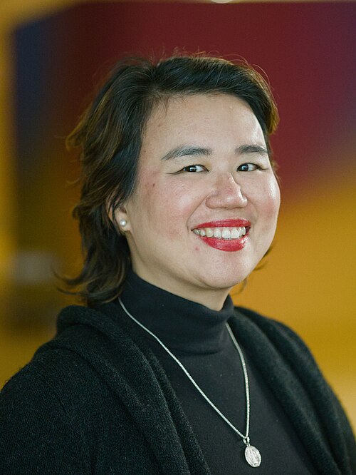Writer Yvette Tan at the book fair Frankfurt 2025
