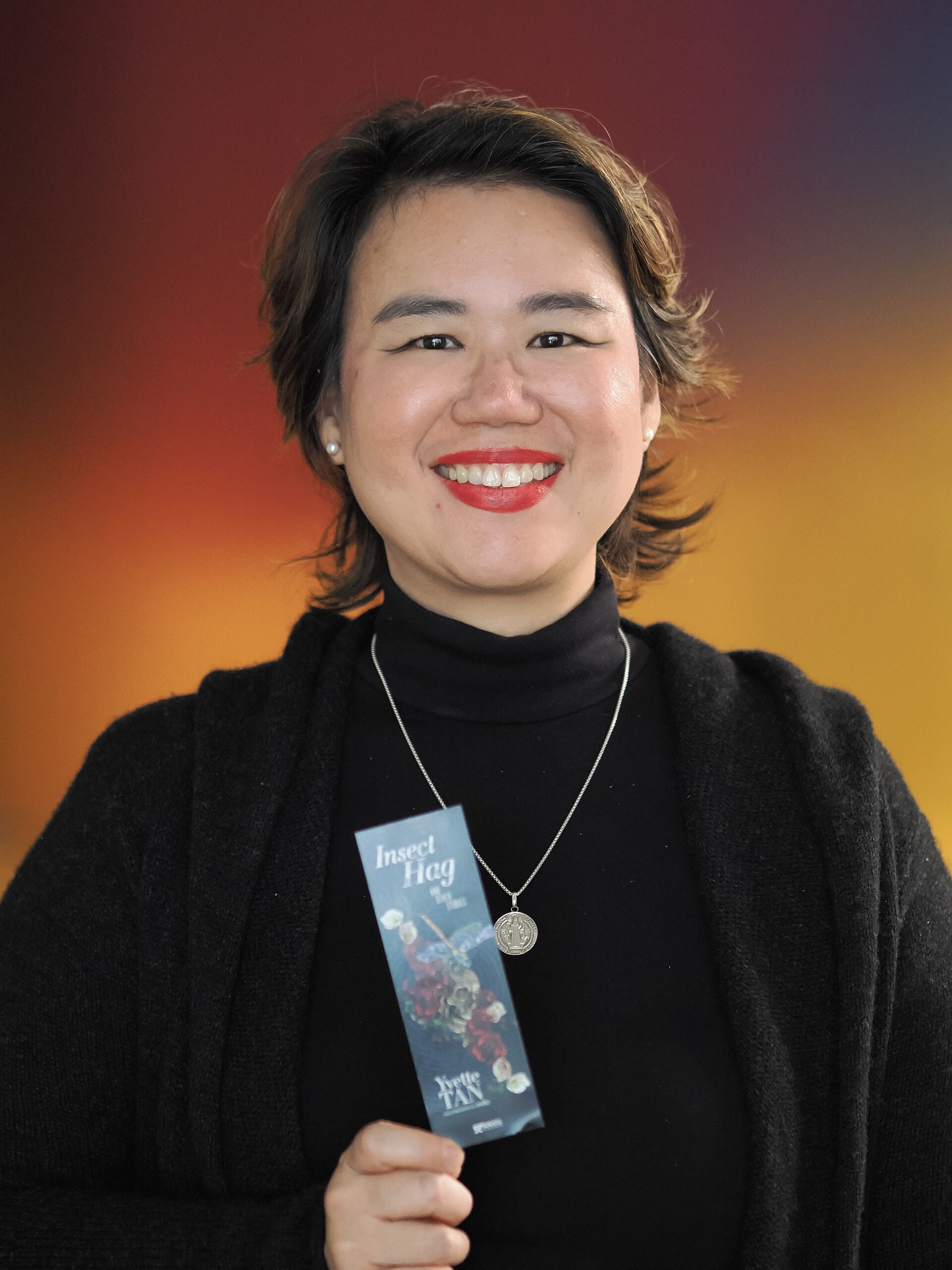 Writer Yvette Tan at the book fair Frankfurt 2025