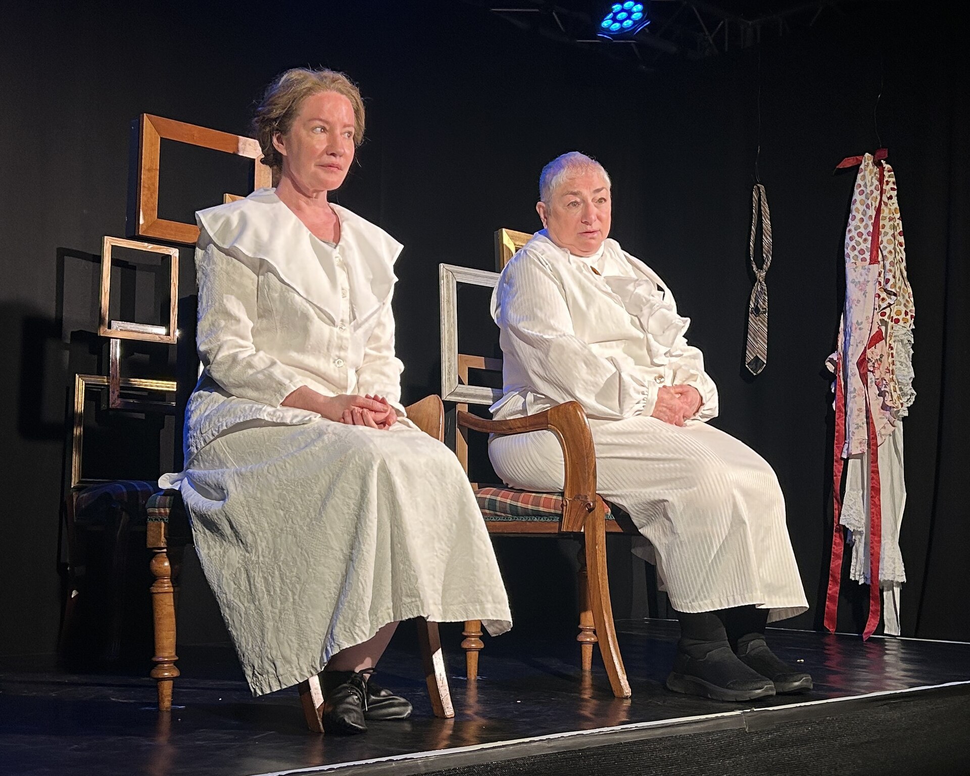 Barsha and Jenny Lee Mitchell in "The Marriage of Alice B Toklas by Gertrude Stein"