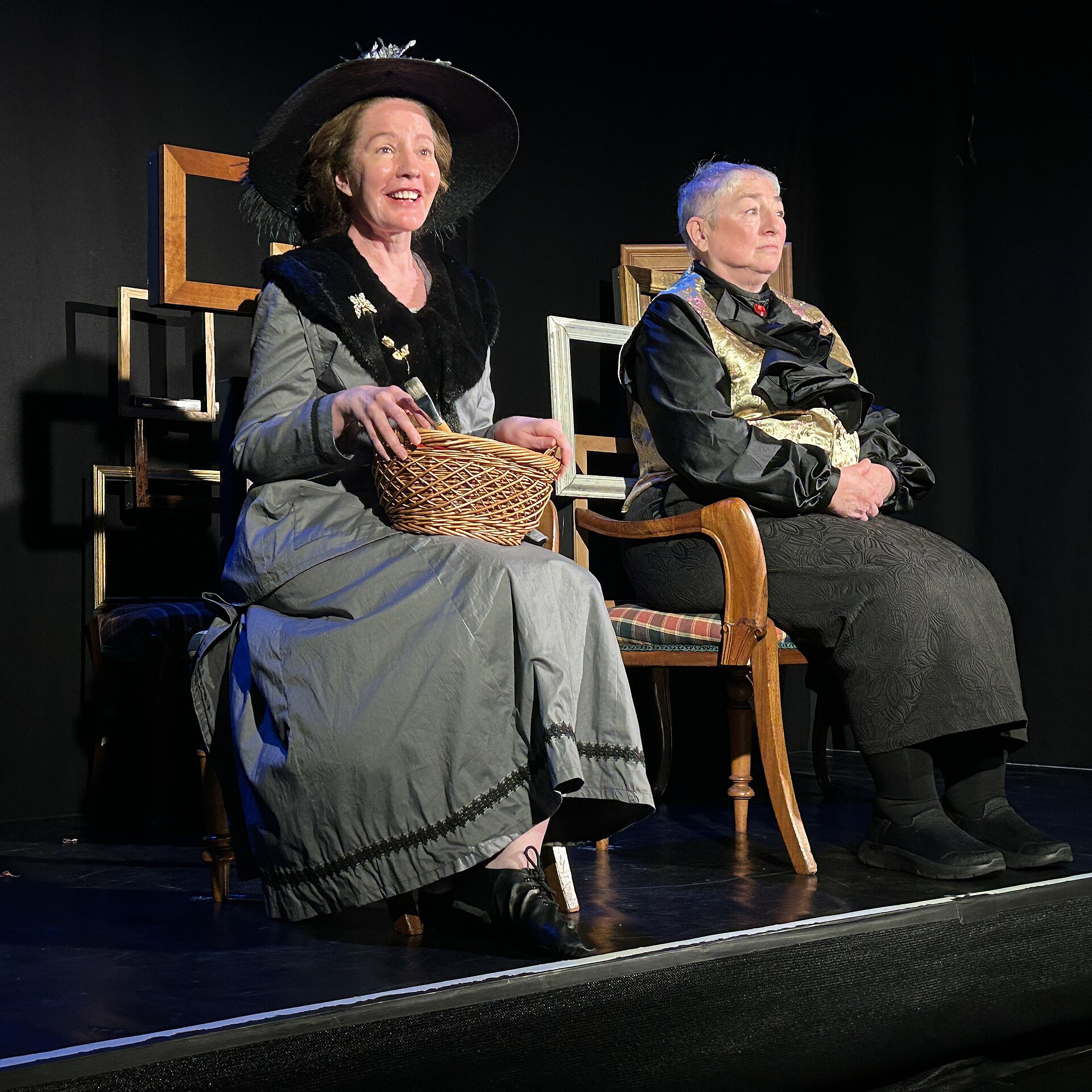 Barsha and Jenny Lee Mitchell in "The Marriage of Alice B Toklas by Gertrude Stein"
