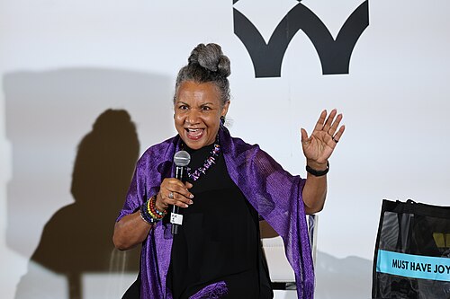 A'Lelia Bundles at Essence Fest 2025 discussing her book, Joy Goddess
